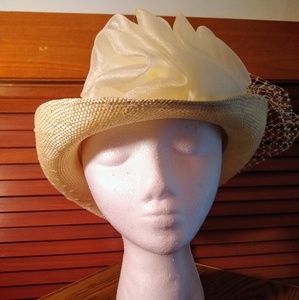 Light Colored Straw Hat